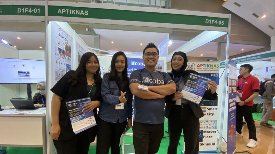 ACOBA Indonesia Bersama APTIKNAS di SmartIoT Exhibition 2023